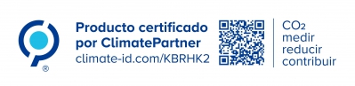 KBRHK2 product labelWithQrCodeAndAchievementText blue ES