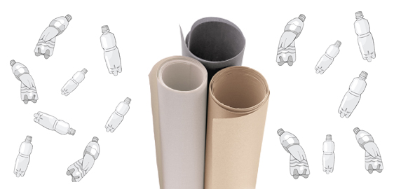 padova ecodure recycled pet web grey