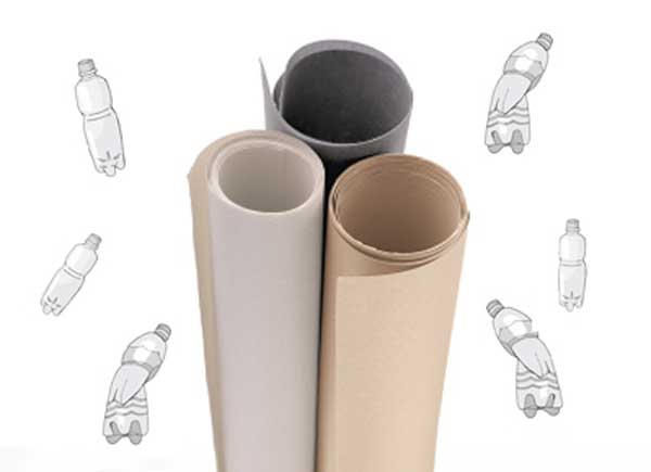 Padova Ecodure roller blinds fabric made from recycled PET bottles