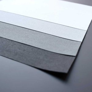 Recycled textile material for window roller blinds